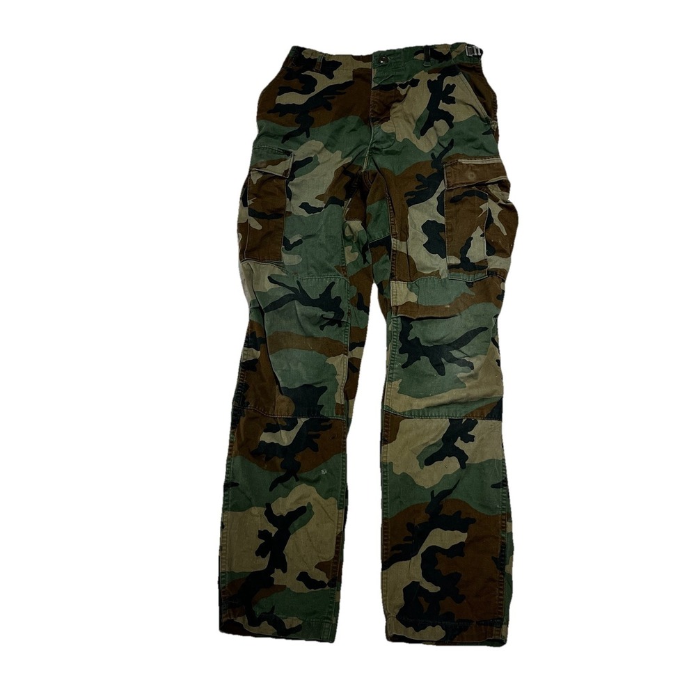 Vintage USGI Woodland Camo BDU Pants Small-Long Ripstop 80s‎ Military  Army